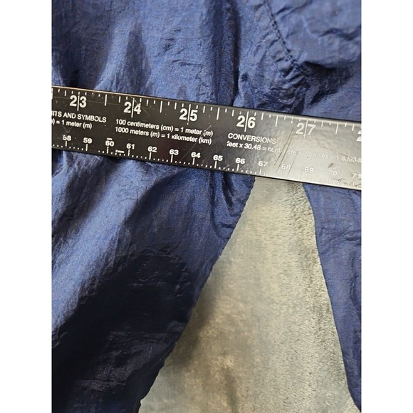 Active Frontier Vintage Men XL Navy Jacket windbreaker rain nylon - Picture 6 of 9